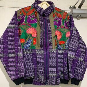 CHICHI CRAFT EMBROIDERED PLAID JACKETS SIZE S/M